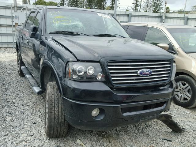 1FTRW14537FA26147 - 2007 FORD F150 SUPER BLACK photo 1