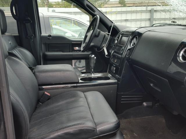 1FTRW14537FA26147 - 2007 FORD F150 SUPER BLACK photo 5