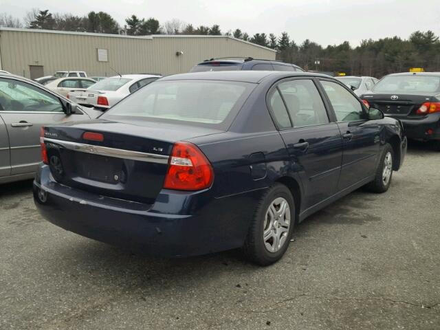 1G1ZS57F87F268478 - 2007 CHEVROLET MALIBU LS BLUE photo 4