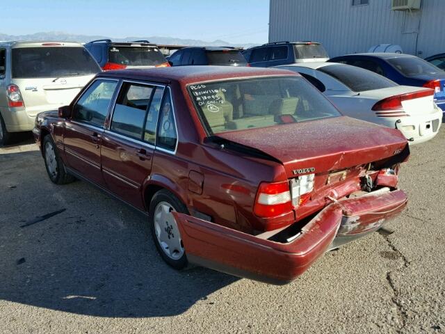 YV1KS9607V1112837 - 1997 VOLVO 960 RED photo 3