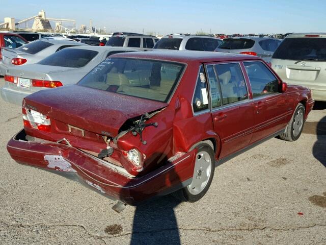 YV1KS9607V1112837 - 1997 VOLVO 960 RED photo 4