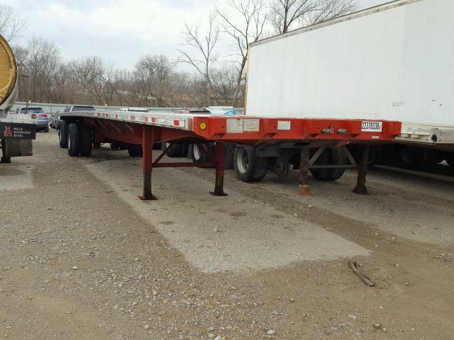 1GRDM02235M701464 - 2005 GREAT DANE TRAILER FLATBED RED photo 1