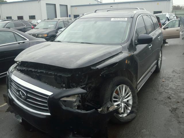 5N1AL0MMXDC309550 - 2013 INFINITI JX35 BASE BLUE photo 2