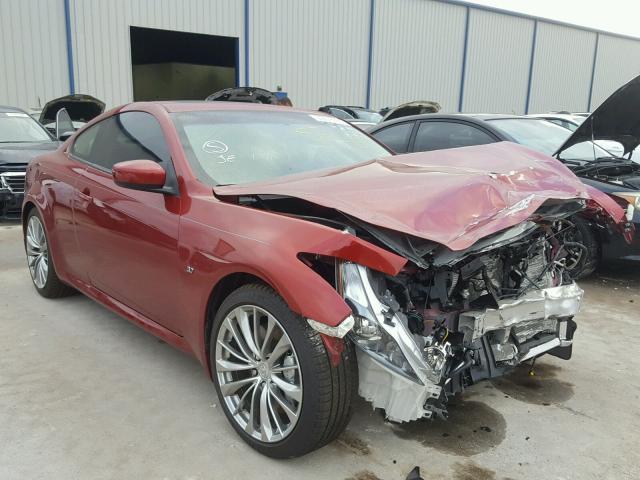 JN1CV6EK8EM112138 - 2014 INFINITI Q60 JOURNE RED photo 1