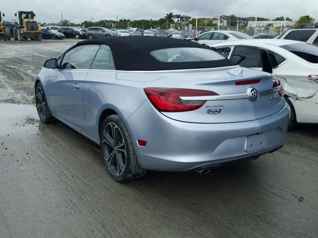 W04WT3N54GG048734 - 2016 BUICK CASCADA PR BLUE photo 3