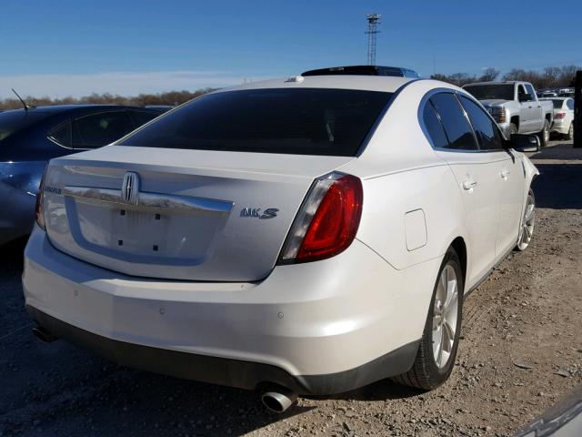 1LNHL9DR1BG600801 - 2011 LINCOLN MKS WHITE photo 4