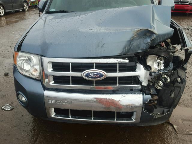 1FMCU9EG7CKB90086 - 2012 FORD ESCAPE LIM GRAY photo 7