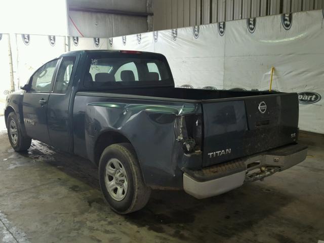 1N6BA06A85N536188 - 2005 NISSAN TITAN XE GREEN photo 3