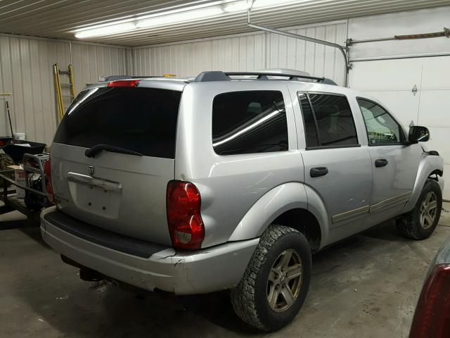 1D4HB58N85F588280 - 2005 DODGE DURANGO LI SILVER photo 4