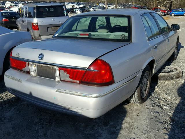 2MEFM74W4YX696296 - 2000 MERCURY GRAND MARQ SILVER photo 4