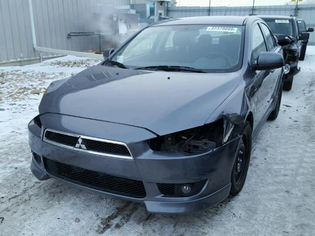 JA3AU26U49U612267 - 2009 MITSUBISHI LANCER ES/ GRAY photo 2