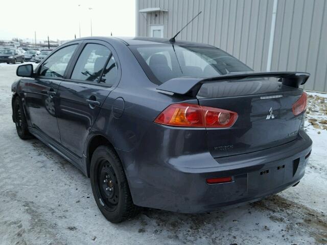 JA3AU26U49U612267 - 2009 MITSUBISHI LANCER ES/ GRAY photo 3