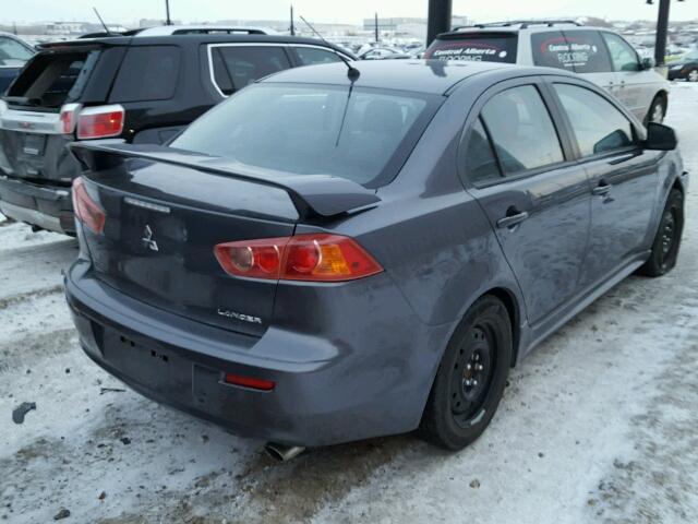 JA3AU26U49U612267 - 2009 MITSUBISHI LANCER ES/ GRAY photo 4