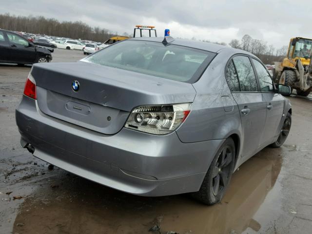 WBANF73506CG66318 - 2006 BMW 530 XI GRAY photo 4