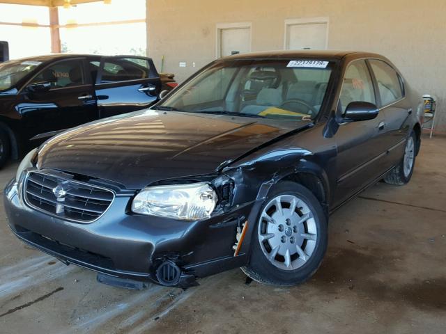 JN1CA31D51T628202 - 2001 NISSAN MAXIMA GXE GRAY photo 2