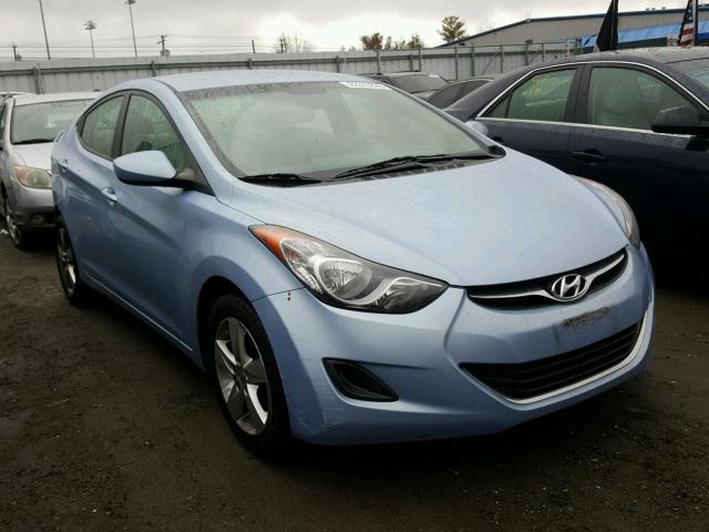 KMHDH4AE2BU143941 - 2011 HYUNDAI ELANTRA GL BLUE photo 1