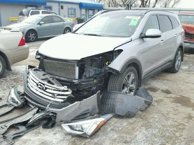 KM8SR4HF5GU164339 - 2016 HYUNDAI SANTA FE S SILVER photo 2