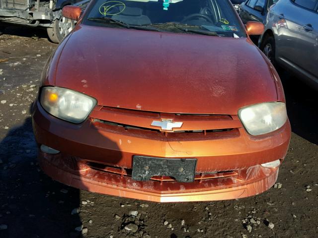 1G1JH12F947231893 - 2004 CHEVROLET CAVALIER L ORANGE photo 9