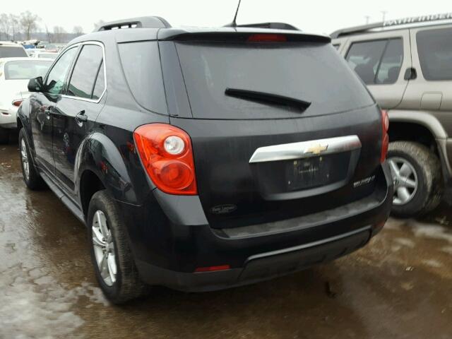 2GNALPEK0D1138654 - 2013 CHEVROLET EQUINOX LT BLACK photo 3