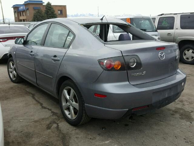 JM1BK123441201545 - 2004 MAZDA 3 S GRAY photo 3