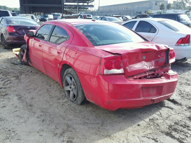 2B3CA3CV1AH123646 - 2010 DODGE CHARGER SX RED photo 3