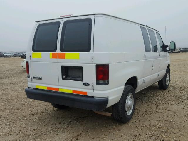 1FTNE24W18DB57932 - 2008 FORD ECONOLINE WHITE photo 4