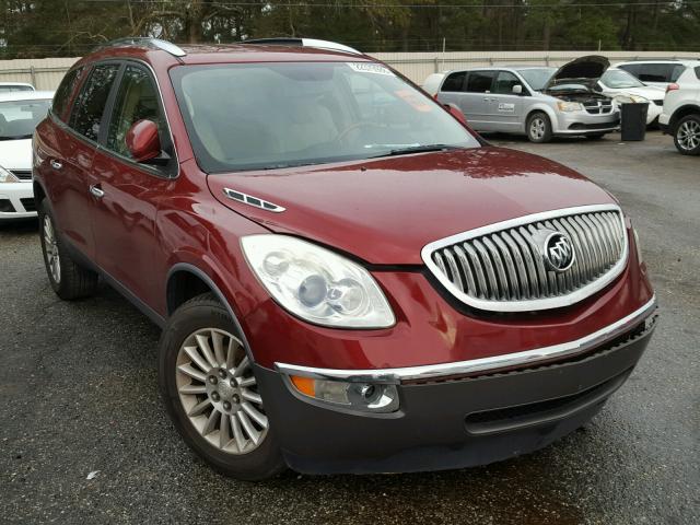 5GALRBED7AJ102211 - 2010 BUICK ENCLAVE CX MAROON photo 1