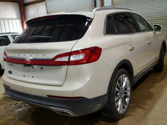 2LMPJ6LR6GBL52890 - 2016 LINCOLN MKX RESERV BEIGE photo 4