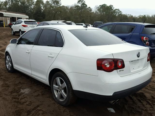 3VWRM71K79M091165 - 2009 VOLKSWAGEN JETTA SE WHITE photo 3