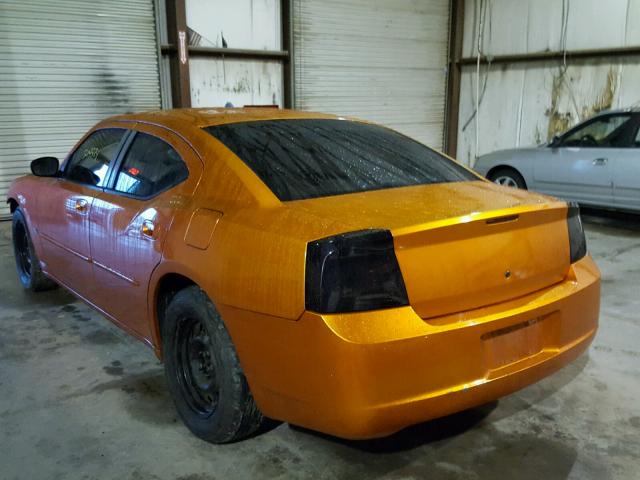 2B3KA43G16H358929 - 2006 DODGE CHARGER SE ORANGE photo 3