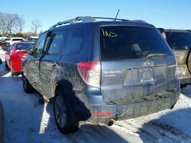 JF2SHBGCXBH732431 - 2011 SUBARU FORESTER T BLUE photo 3