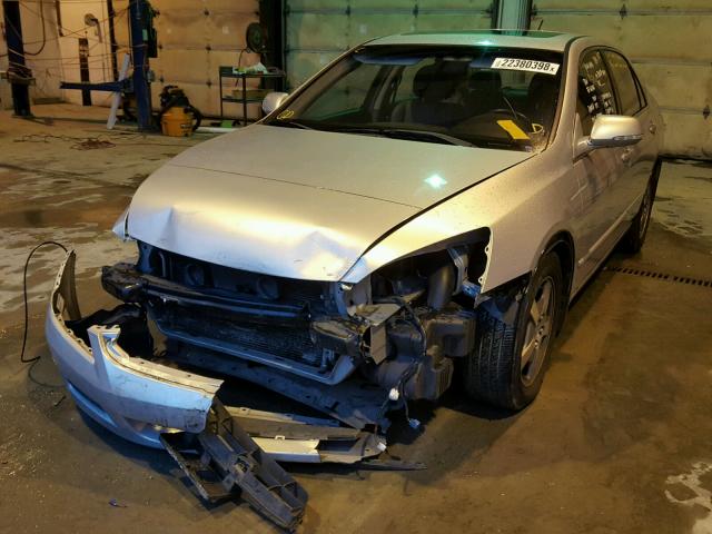 JHMCN36427C003158 - 2007 HONDA ACCORD HYB SILVER photo 2