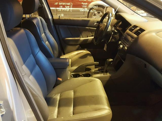 JHMCN36427C003158 - 2007 HONDA ACCORD HYB SILVER photo 5