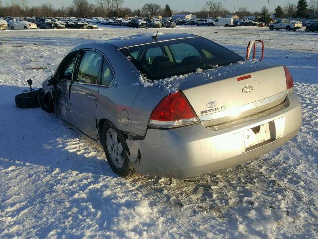 2G1WT58N989168678 - 2008 CHEVROLET IMPALA LT SILVER photo 3