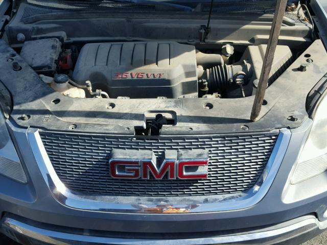 1GKEV23707J171657 - 2007 GMC ACADIA SLT Mavi foto 7