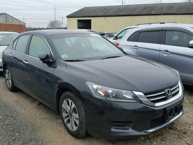 1HGCR2F33EA121253 - 2014 HONDA ACCORD LX BLACK photo 1