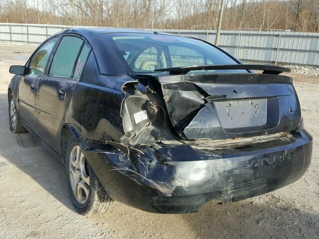 1G8AL52F74Z105947 - 2004 SATURN ION LEVEL BLACK photo 3