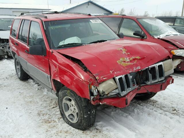 1J4GZ58S5WC245031 - 1998 JEEP GRAND CHER RED photo 1