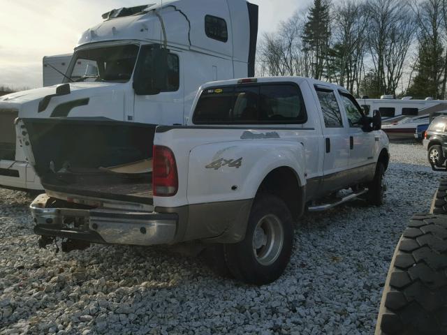 1FTWW33F72ED50418 - 2002 FORD F350 SUPER WHITE photo 4