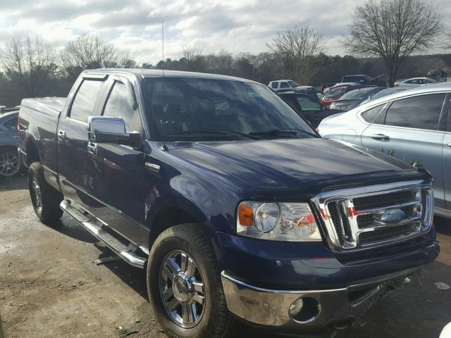 1FTPW14V18FA71984 - 2008 FORD F150 SUPER BLUE photo 1