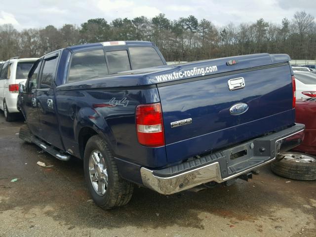 1FTPW14V18FA71984 - 2008 FORD F150 SUPER BLUE photo 3