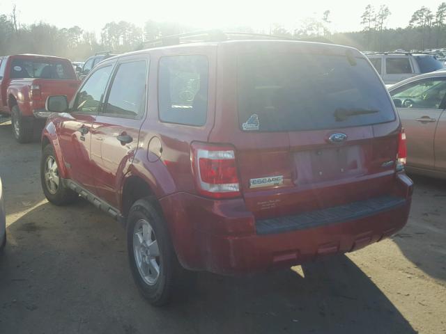 1FMCU93198KD48563 - 2008 FORD ESCAPE XLT GRAY photo 3