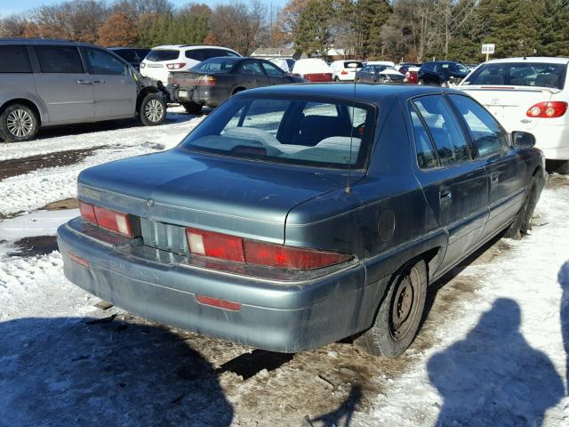 1G4NJ52T6TC440424 - 1996 BUICK SKYLARK GR BLUE photo 4