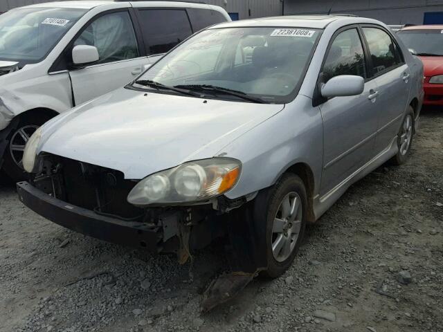 1NXBR32E78Z942572 - 2008 TOYOTA COROLLA CE GRAY photo 2