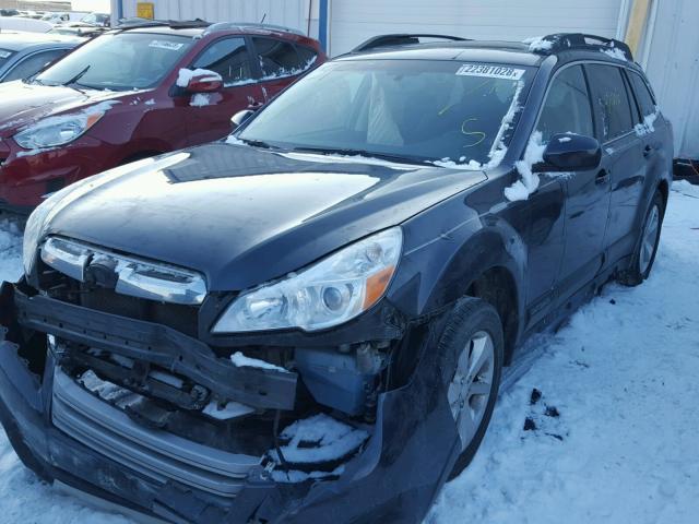 4S4BRCPC0D3226801 - 2013 SUBARU OUTBACK 2. BLACK photo 2