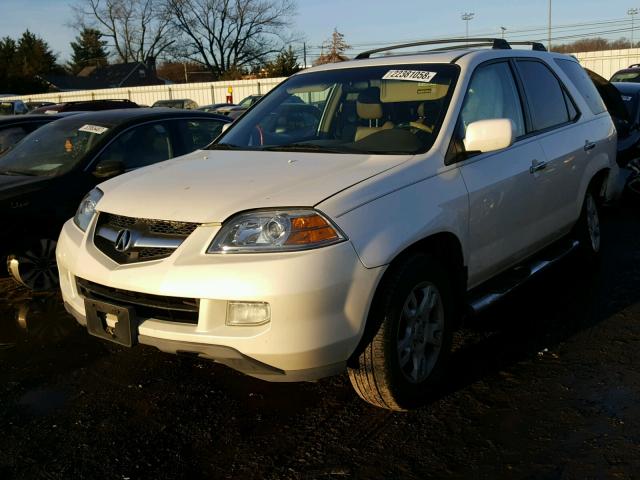 2HNYD18905H502763 - 2005 ACURA MDX TOURIN WHITE photo 2