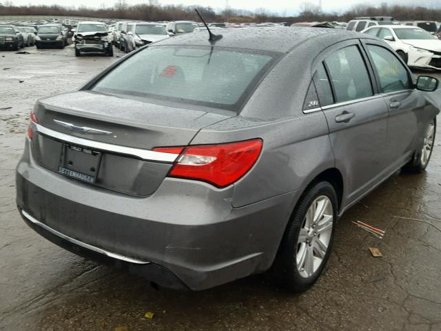 1C3CCBBB5CN181669 - 2012 CHRYSLER 200 TOURIN GRAY photo 4