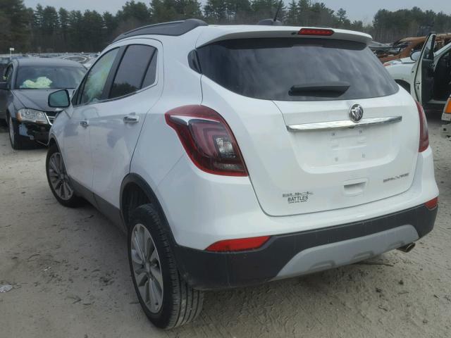 KL4CJASB0HB208954 - 2017 BUICK ENCORE PRE WHITE photo 3