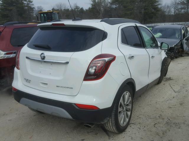 KL4CJASB0HB208954 - 2017 BUICK ENCORE PRE WHITE photo 4