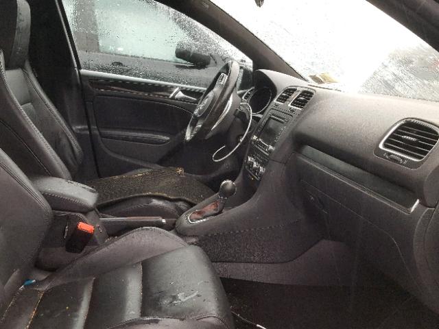 WVWHV9AJ0AW118306 - 2010 VOLKSWAGEN GTI BLACK photo 5